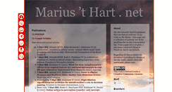 Desktop Screenshot of mariusthart.net