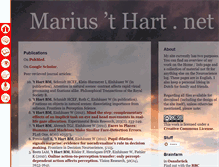 Tablet Screenshot of mariusthart.net